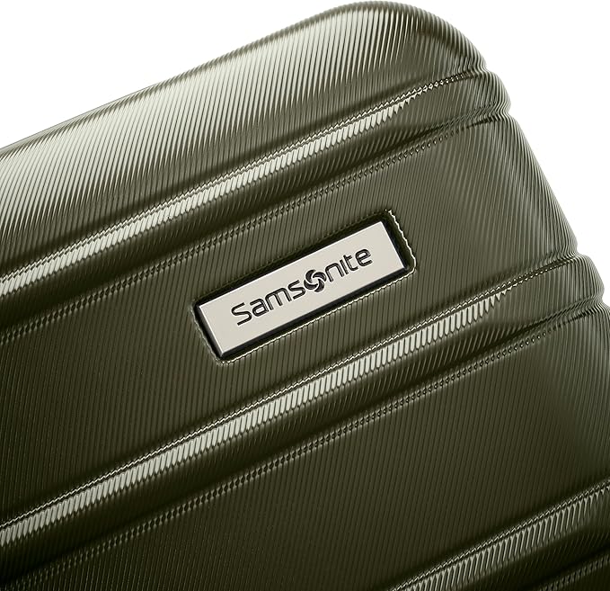 Samsonite Omni 2 Hardside Expandable Luggage with Spinner Wheels, 3-Piece Set (19/24/28), Vita Olive