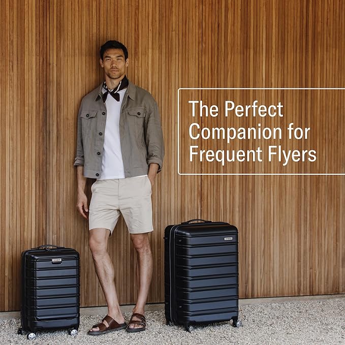 Samsonite Omni 2 Hardside Expandable Luggage with Spinner Wheels, 16X14X9 CARRY-ON SPINNER, SOLID CHARCOAL