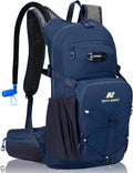 N NEVO RHINO Hydration Backpack, 18L Multipurpose Hiking Backpack with 3L Water Bladder, Water Backpack Insulated Hydration Pack Ideal for Hiking and Cycling