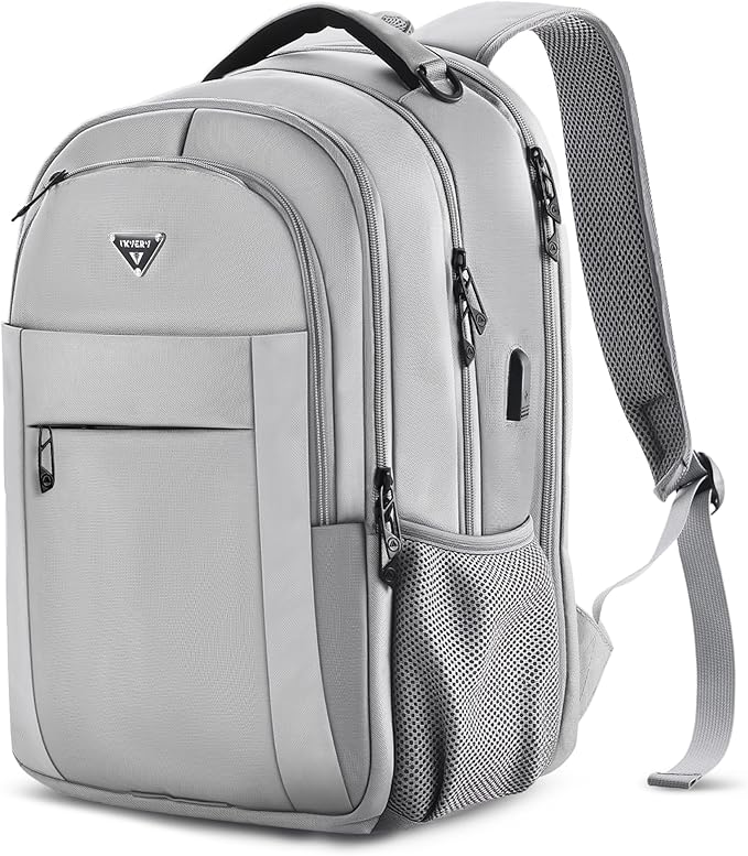 Multipocket TSA Travel Laptop Backpack for Men, Anti-Theft Business Daypacks, Airline Approved Personal Item Work Bag,Water Resistant 16 Inch Work Computer Backpack