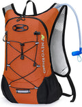 Lightweight Hydration Backpack, Running Backpack with 2L Water Bladder, Hydro Water Daypack for Cycling Hiking Rave for Men Women