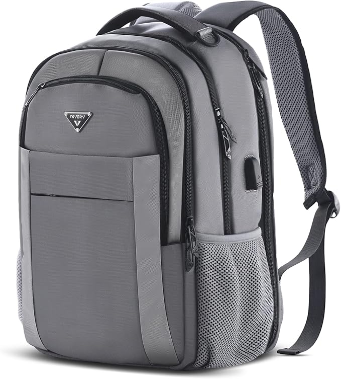 Multipocket TSA Travel Laptop Backpack for Men, Anti-Theft Business Daypacks, Airline Approved Personal Item Work Bag,Water Resistant 16 Inch Work Computer Backpack
