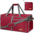 Canway 65L Travel Duffel Bag, Foldable Weekender Bag with Shoes Compartment for Men Women Water-proof & Tear Resistant