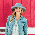 Wallaroo Hat Company Women’s Sydney Sun Hat - UPF 30+ Sun Protection, Packable, Adjustable, Medium - Beach, Travel, Wide Brim