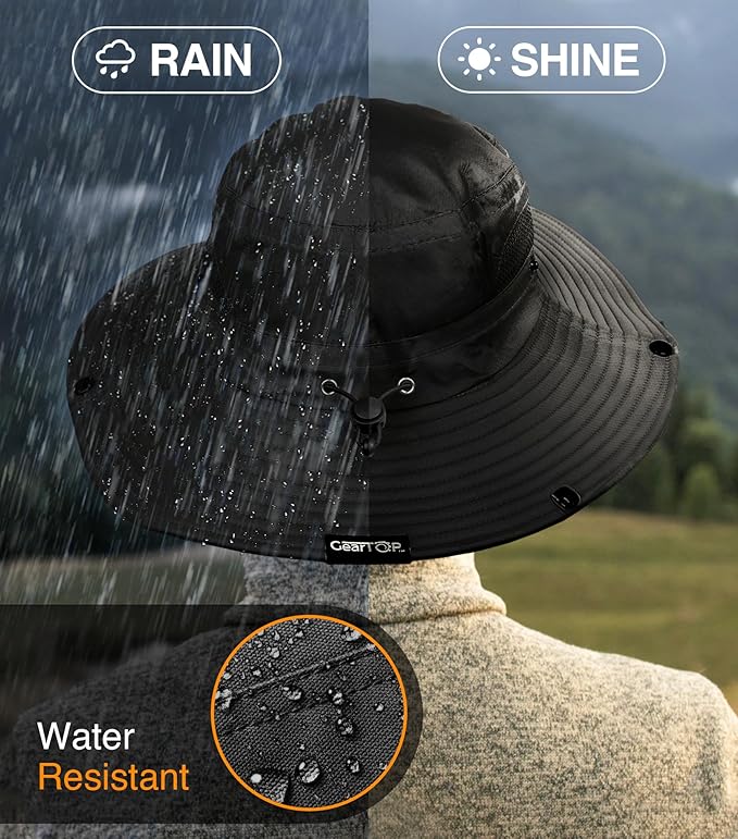 GearTOP Safari Sun Hat for Men and Sun Hats for Women UV Protection UPF 50+ Hiking, Gardening, Fishing