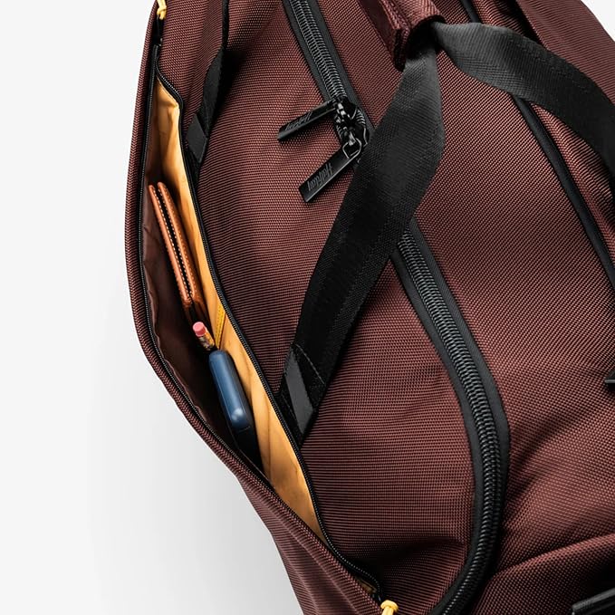 Halfday Convertible 2-in-1 Premium Garment Duffel Weekender Bag 45L | Wrinkle-Free Travel, Hanging Suit Compartment, Shoe Pockets, Trolley Sleeve. Balistic Nylon Carry-On, Port