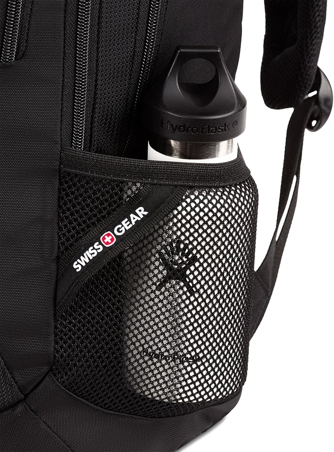 SwissGear Cecil 5505 Laptop Backpack, Black, 18-Inch