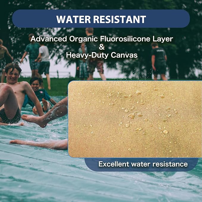 10’x10’ Canvas Tarps Heavy Duty Waterproof Tarpaulins with Aluminum Grommets,UV Resistant, 22Mil Multipurpose Drop Cloth, 14oz Cover Sheet for Outdoor and Indoor Use with Ropes Yellow