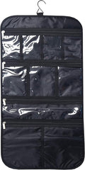 Freegrace Premium Hanging Toiletry Travel Bag - Cosmetic, Jewelry, Toiletry & Accessory Storage Organizer Bag, Large Size, Various Compartments