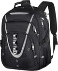 18.4 Laptop Backpack for Men, 55L-60L Extra Large Gaming Laptops Backpack with USB Charger Port, TSA Friendly Flight Approved RFID Anti-theft Pocket, Water Resistant Suiltable for Travel Business Work