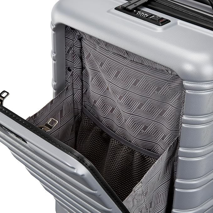 Samsonite Omni 2 Pro Hardside Expandable Luggage with Spinner Wheels, Pro Carry-on, MIDNIGHT BLACK