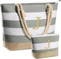 YOOLIFE Beach Bags for Women - Travel Canvas Beach Tote, Pool Waterproof Bag, Travel Essentials, Gifts for Women Birthday