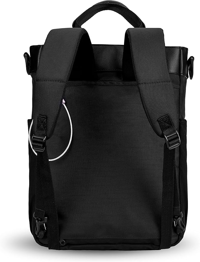 Sherpani Soleil, Anti Theft Convertible Backpack, 3 in 1 Tote Bag, Crossbody Bag, Cross Body Purse, 18L Travel Backpack, Travel Gifts for Women, RFID Protection, Fits 13” Laptop (Teal Lite)