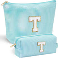 YOOLIFE Cute Cosmetic Bag Travel Bag - Makeup Bag Large Makeup Bag Make Up Bag Travel Cosmetic Bag Travel Size Toiletries Personalized Daughter Gifts Sister Gifts for Women Her Birthday Gifts Gift T