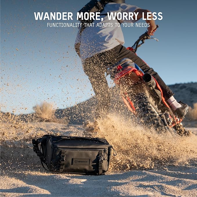 WANDRD ROGUE V1 9L Sling: Compact Camera Sling and Crossbody Bag with Fast Access, 3-Way Carry– Lightweight Everyday Bag Great for Travel, Photography, and Daily Use (Aegean Blue)